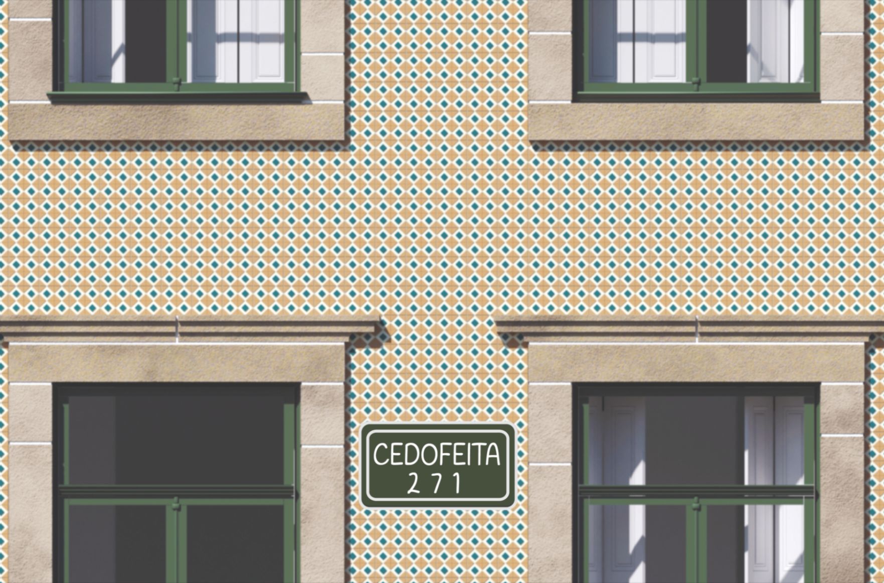 Cedofeita 271 Porto – חזית הבניין ההיסטורי המשוחזר